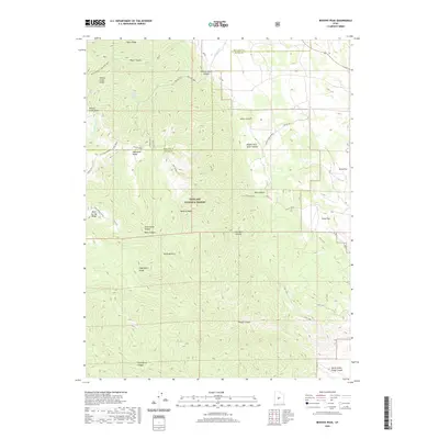 2020 Map of Beehive Peak, 2020 Print