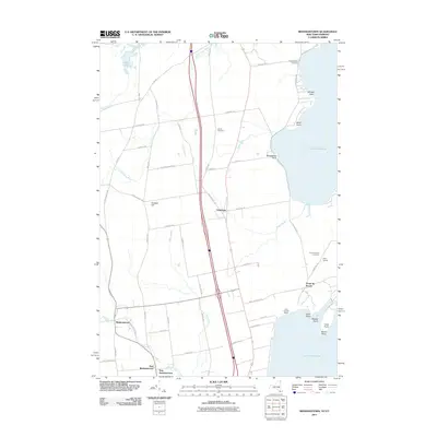 2011 Map of Beekmantown, 2011 Print