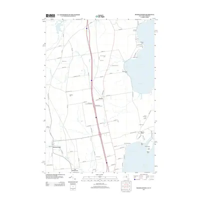 2013 Map of Beekmantown, 2013 Print