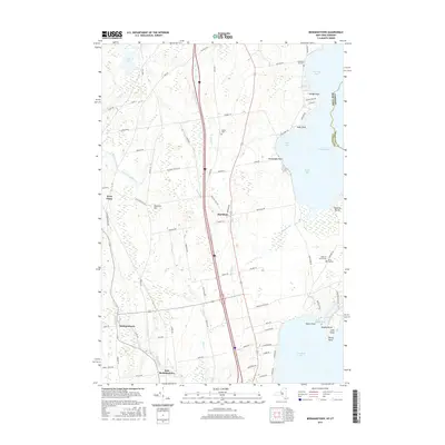2016 Map of Beekmantown, 2016 Print