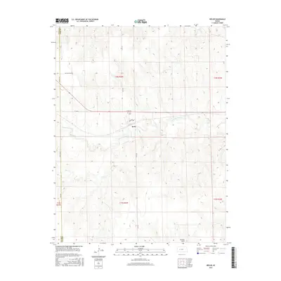 2015 Map of Beeler, 2015 Print