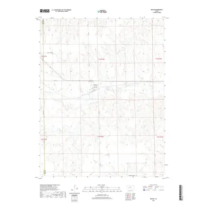2018 Map of Beeler, 2018 Print