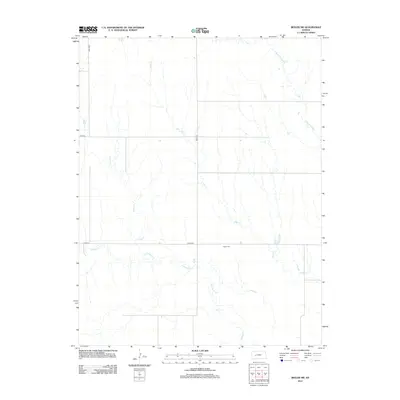 2012 Map of Beeler SW, 2012 Print
