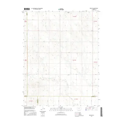 2015 Map of Beeler SW, 2015 Print