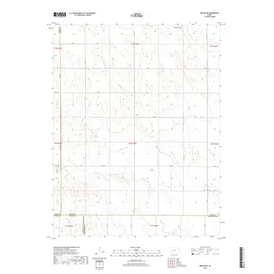 2018 Map of Beeler SW, 2018 Print