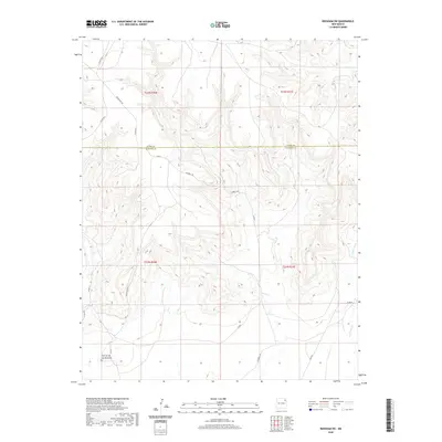 2020 Map of Beenham SW, 2020 Print