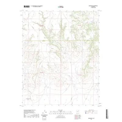 2023 Map of Beenham SW, 2023 Print