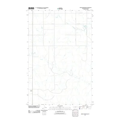 2011 Map of Beery Reservoir, 2011 Print
