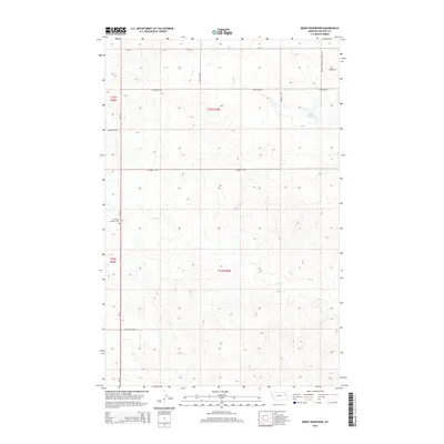 2014 Map of Beery Reservoir, 2014 Print