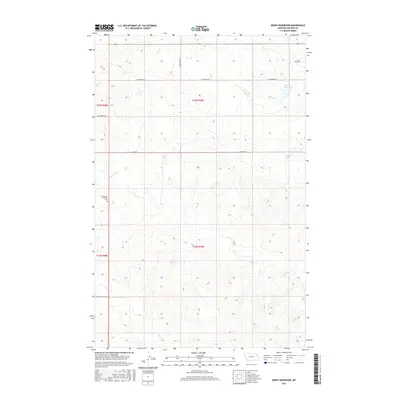 2017 Map of Beery Reservoir, 2017 Print