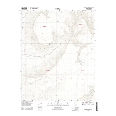 2014 Map of Beeshsikad Spring, 2014 Print