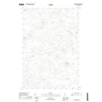 2018 Map of Beetle Mountain, 2018 Print
