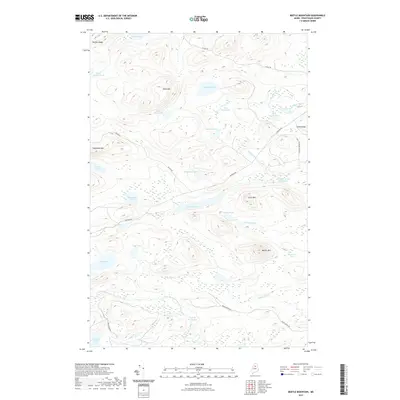 2021 Map of Beetle Mountain, 2021 Print