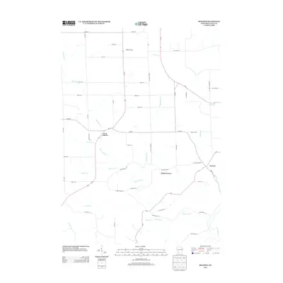 2013 Map of Beetown, 2013 Print