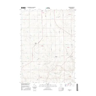 2016 Map of Beetown, 2016 Print
