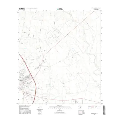 2016 Map of Beeville East, 2016 Print