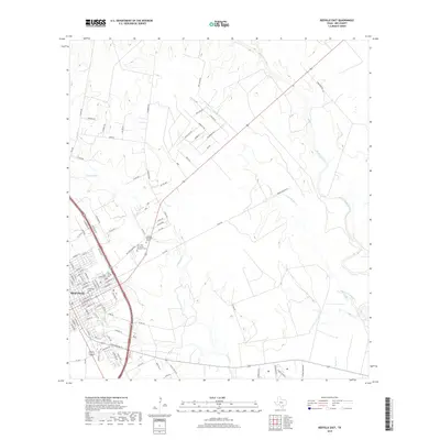 2019 Map of Beeville East, 2019 Print