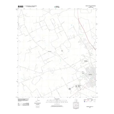 2010 Map of Beeville West, 2010 Print