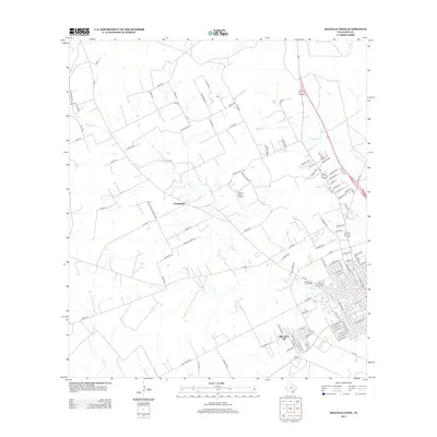 2013 Map of Beeville West, 2013 Print