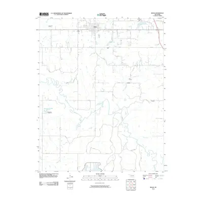 2010 Map of Beggs, 2010 Print