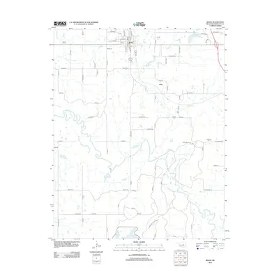 2012 Map of Beggs, 2012 Print