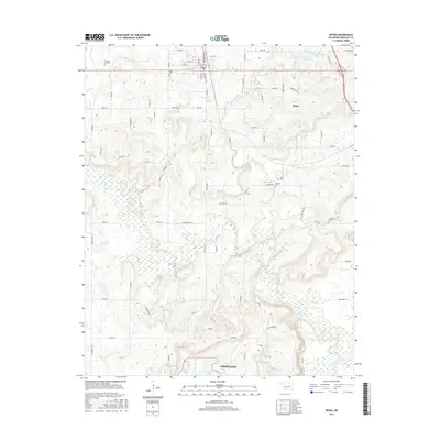 2016 Map of Beggs, 2016 Print