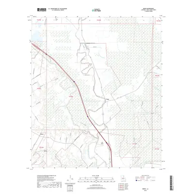 2018 Map of Beggs, 2018 Print