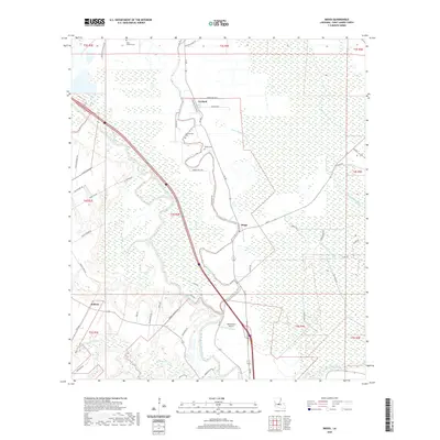 2020 Map of Beggs, 2020 Print