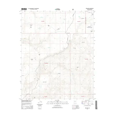 2014 Map of Behm Mesa, 2014 Print