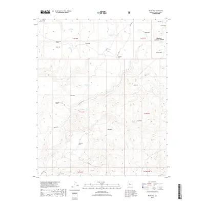 2018 Map of Behm Mesa, 2018 Print