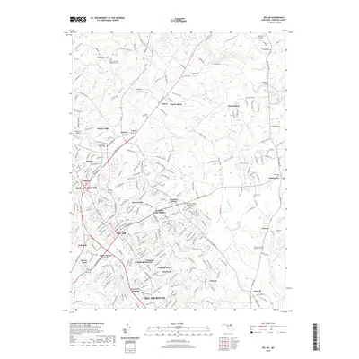 2019 Map of Bel Air, 2019 Print