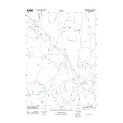 2012 Map of Belchertown, 2012 Print