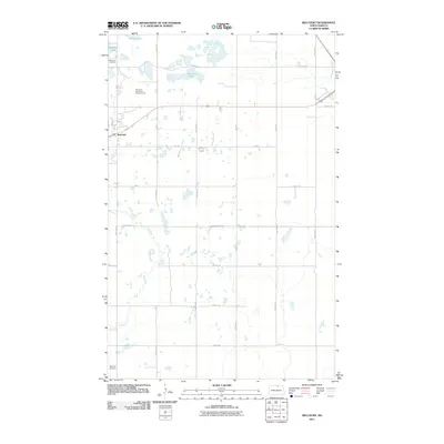 2011 Map of Belcourt, 2011 Print