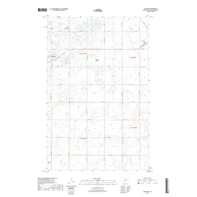 2017 Map of Belcourt, 2017 Print