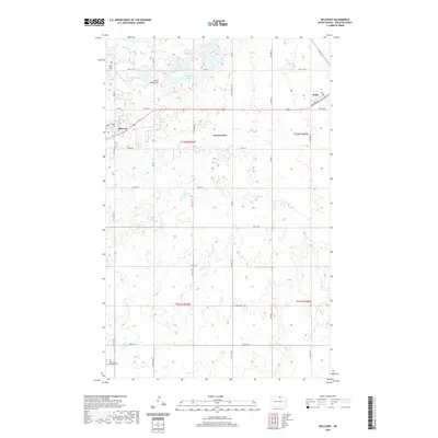 2020 Map of Belcourt, 2020 Print