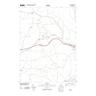 2010 Map of Belden, 2010 Print