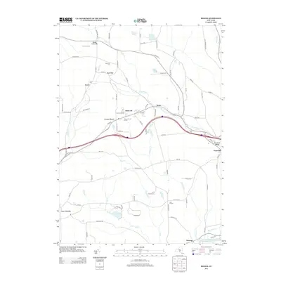 2013 Map of Belden, 2013 Print
