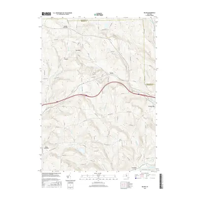 2016 Map of Belden, 2016 Print