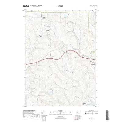 2019 Map of Belden, 2019 Print