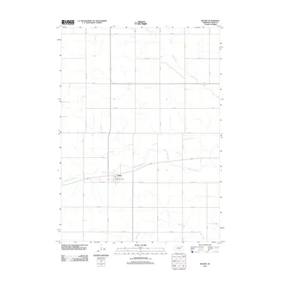2011 Map of Belden, 2011 Print