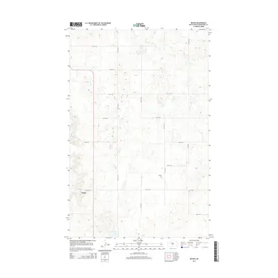 2014 Map of Belden, 2014 Print