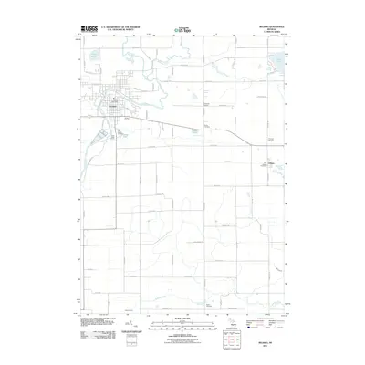 2011 Map of Belding, 2011 Print