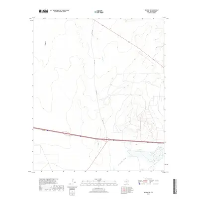 2019 Map of Belding NE, 2019 Print