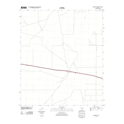 2010 Map of Belding NW, 2010 Print