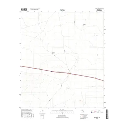 2016 Map of Belding NW, 2016 Print
