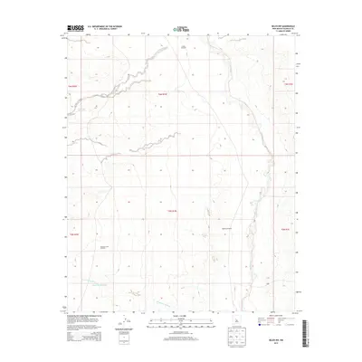 2013 Map of Belen NW, 2013 Print