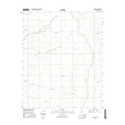 2017 Map of Belen NW, 2017 Print