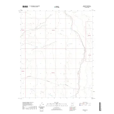2020 Map of Belen NW, 2020 Print