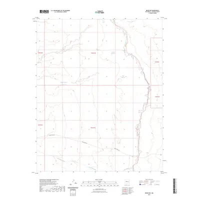 2023 Map of Belen NW, 2023 Print