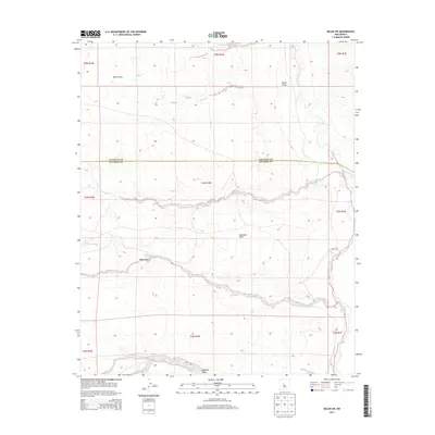 2013 Map of Belen SW, 2013 Print